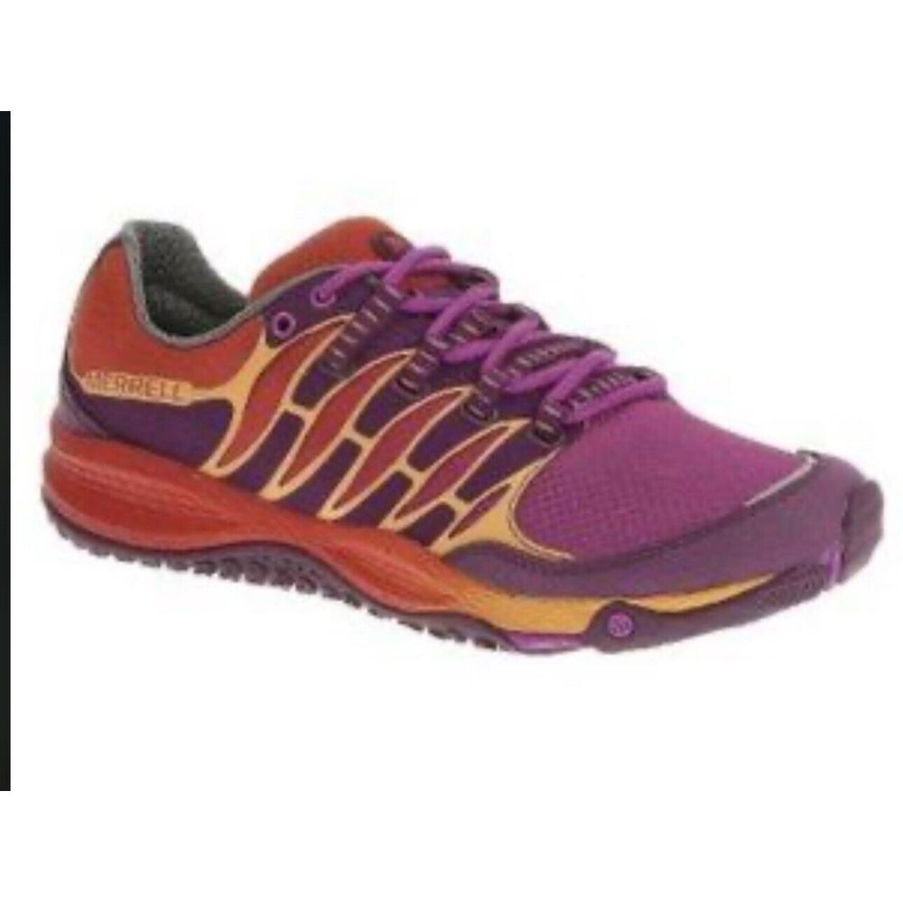 Merrell Purple and Orange Athletic Shoes